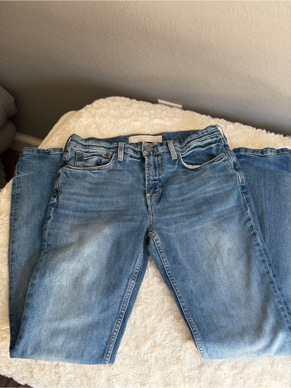 Marc by Marc Jacobs drainpipe jeans.